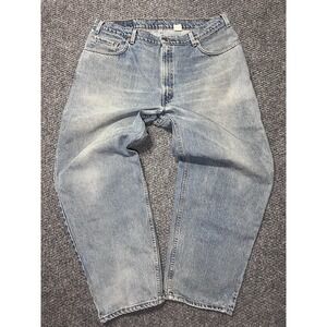 Levi's Vintage 570 Baggy Fit Jeans Mens 38x30 Blue Light Wash